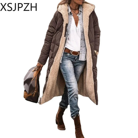 PlushAura™ - Casual Elegance Zip Parka