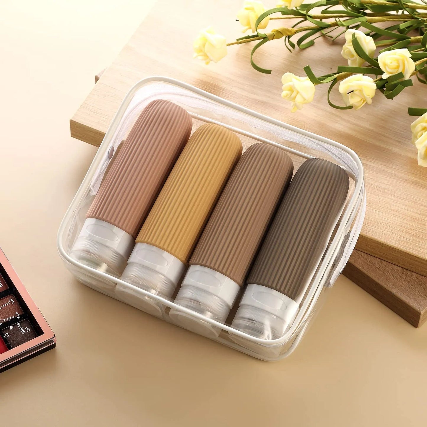 #LuxeLeather Cosmetic Bag# - #Beyondbeau#