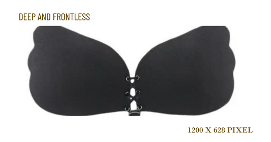 Frontless and Backless Push Up Bra