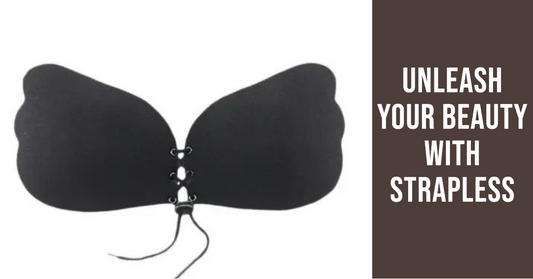 Push Up Strapless Sticky Plunge Bras